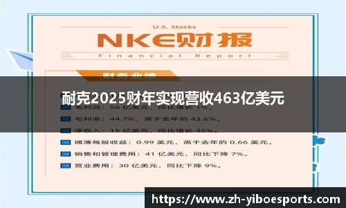 耐克2025财年实现营收463亿美元